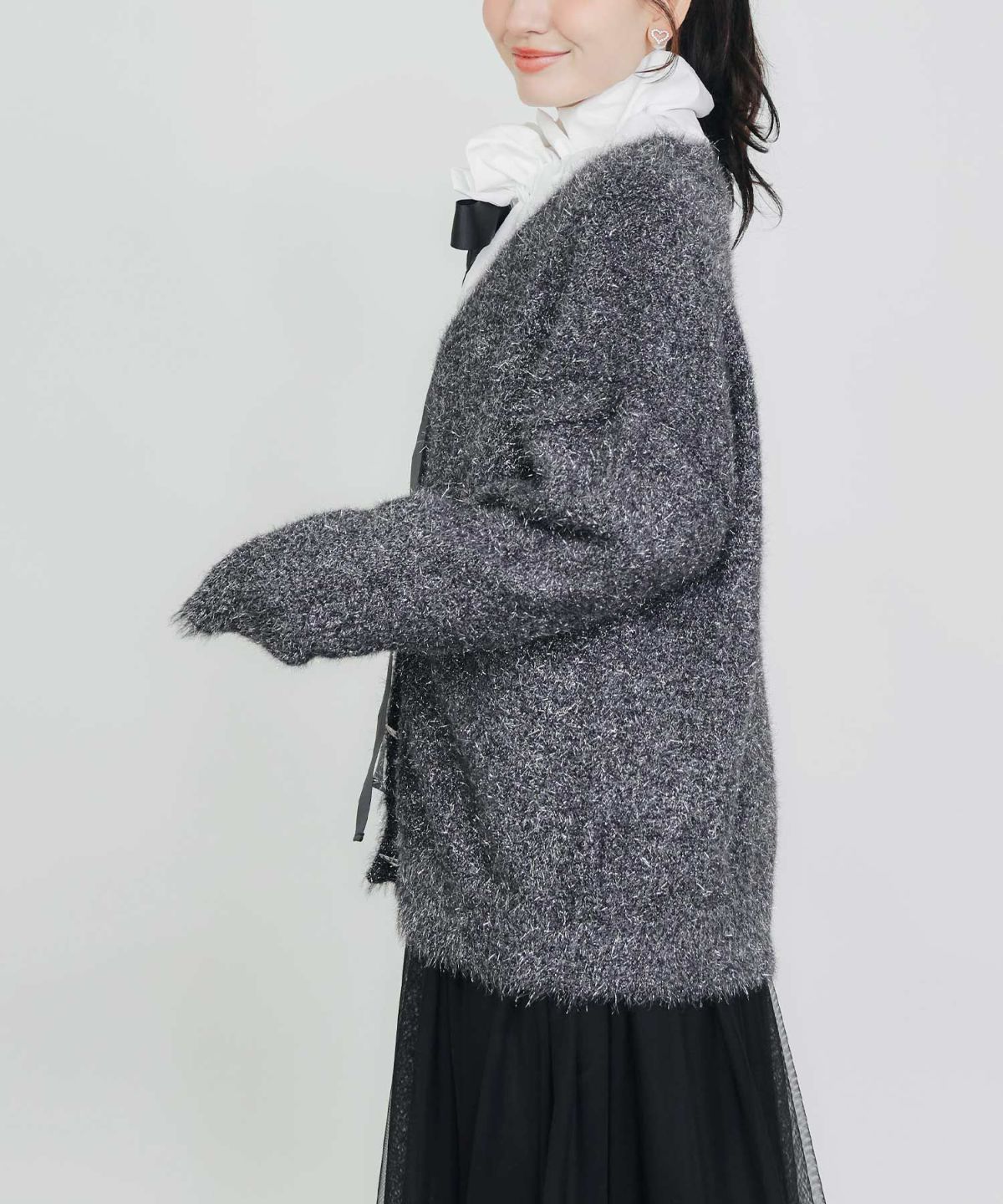 model：H155　着用サイズ：M　ブラック