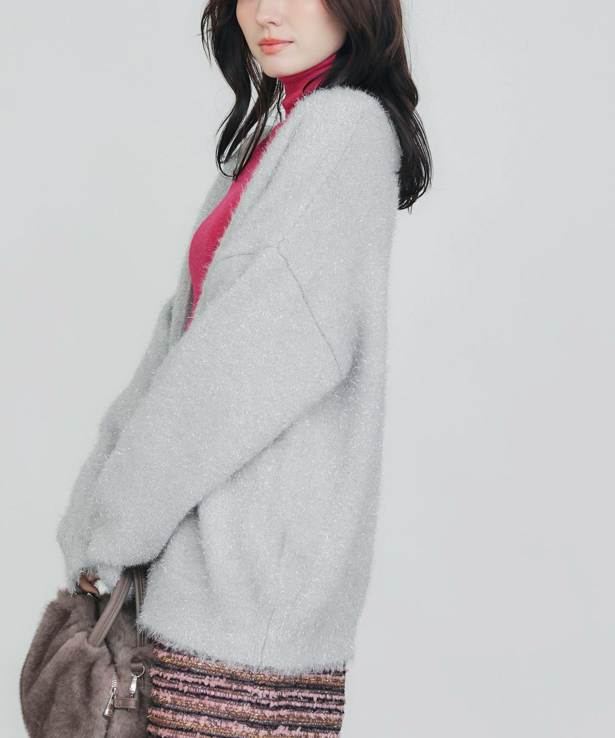 model：H155　着用サイズ：M　シルバー