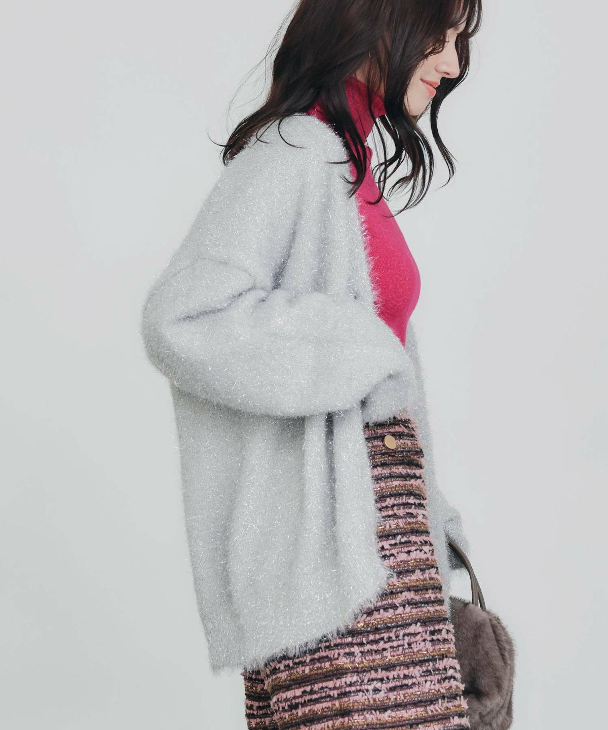 model：H155　着用サイズ：M　シルバー