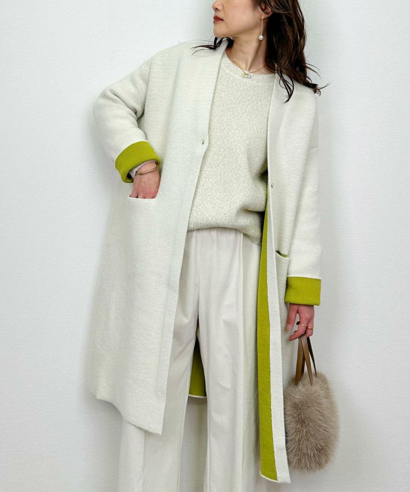 model：H164　着用サイズ：M　アイボリー