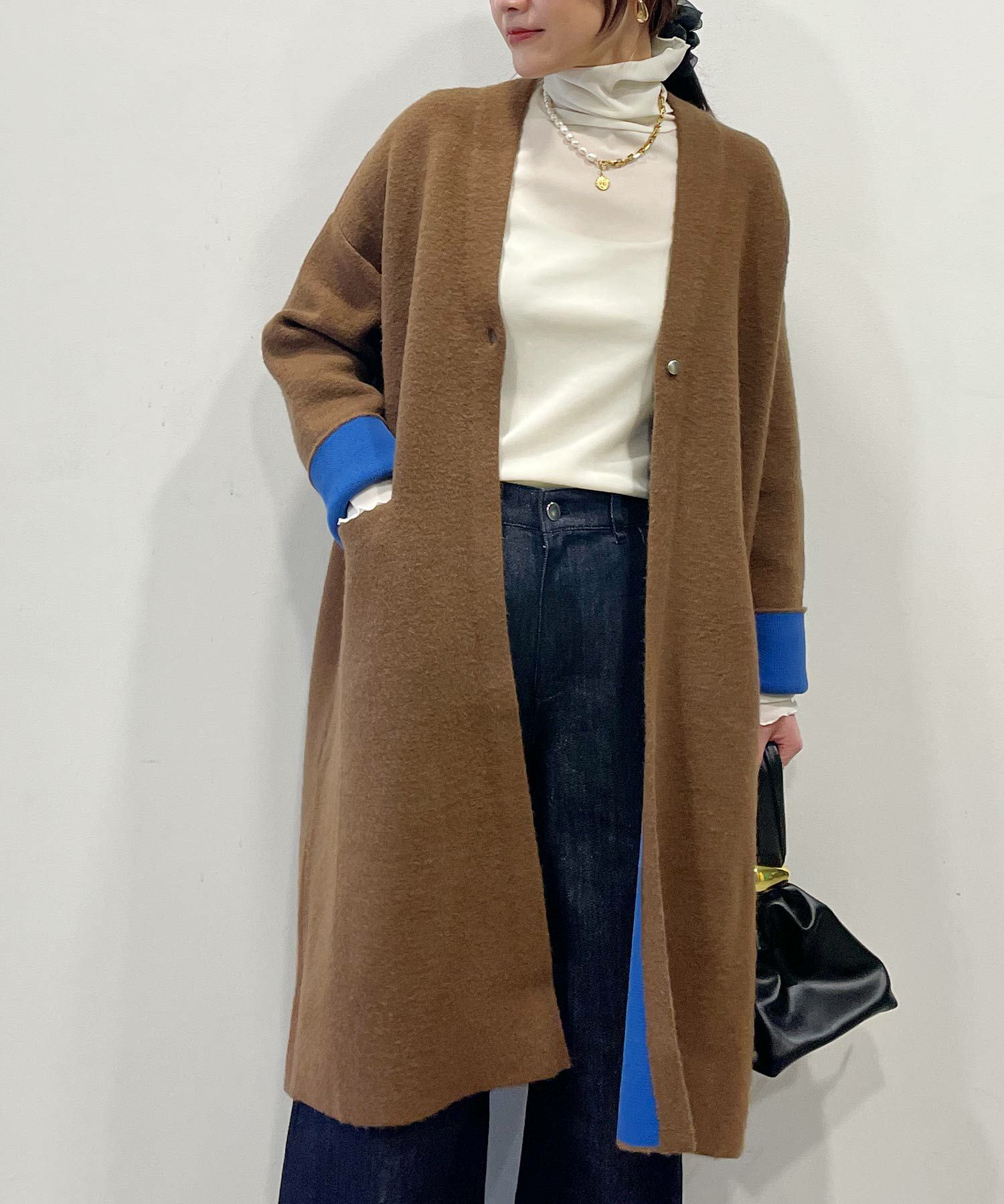 model：H164　着用サイズ：M　アイボリー
