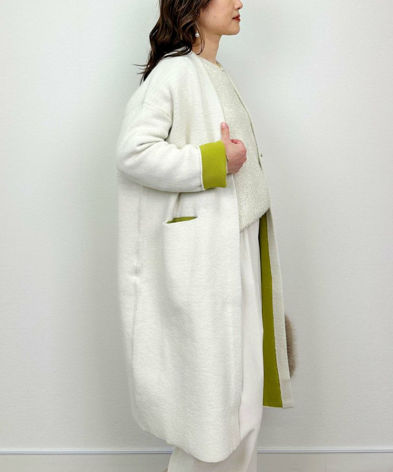 model：H164　着用サイズ：M　アイボリー