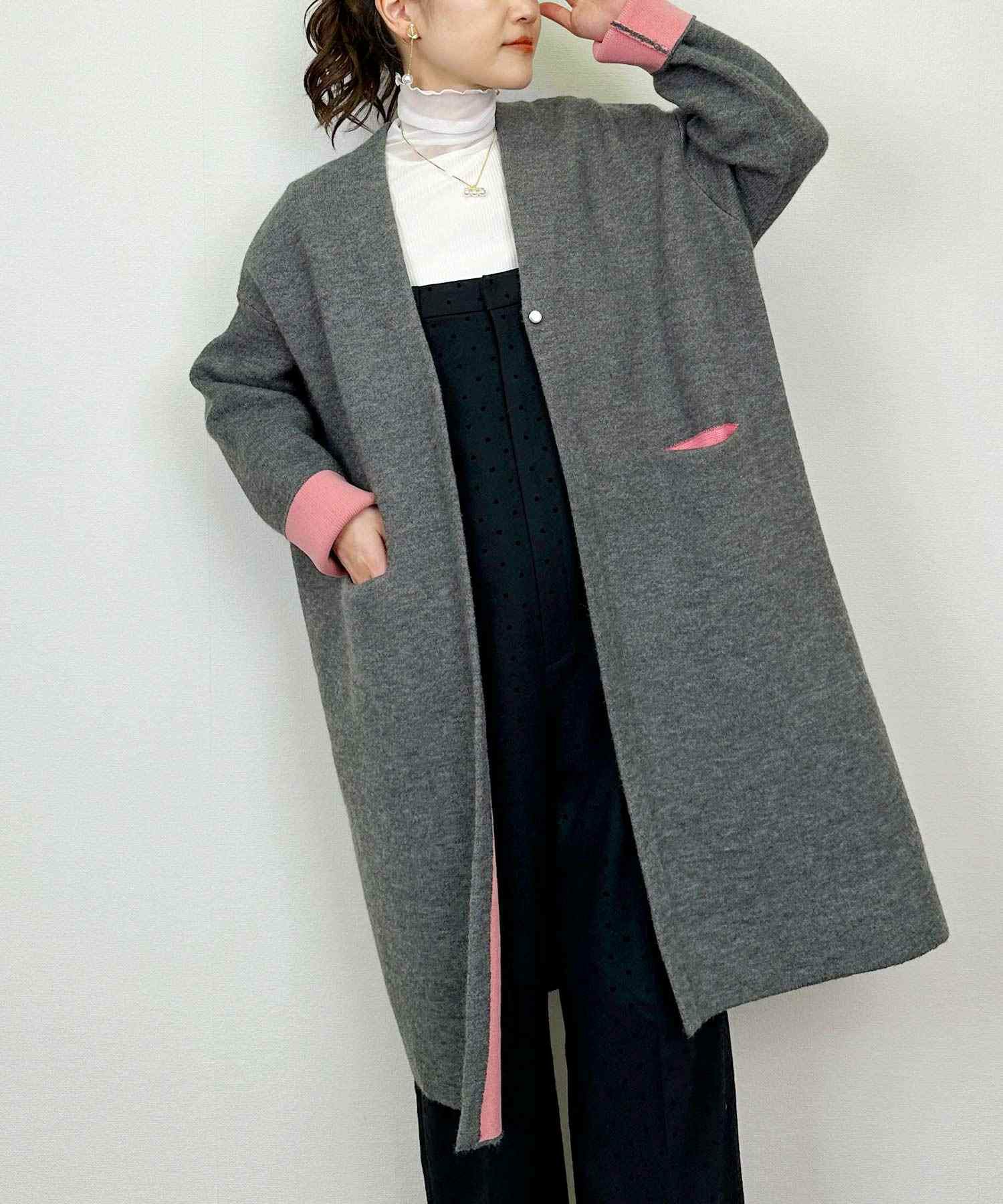 model：H164　着用サイズ：M　アイボリー