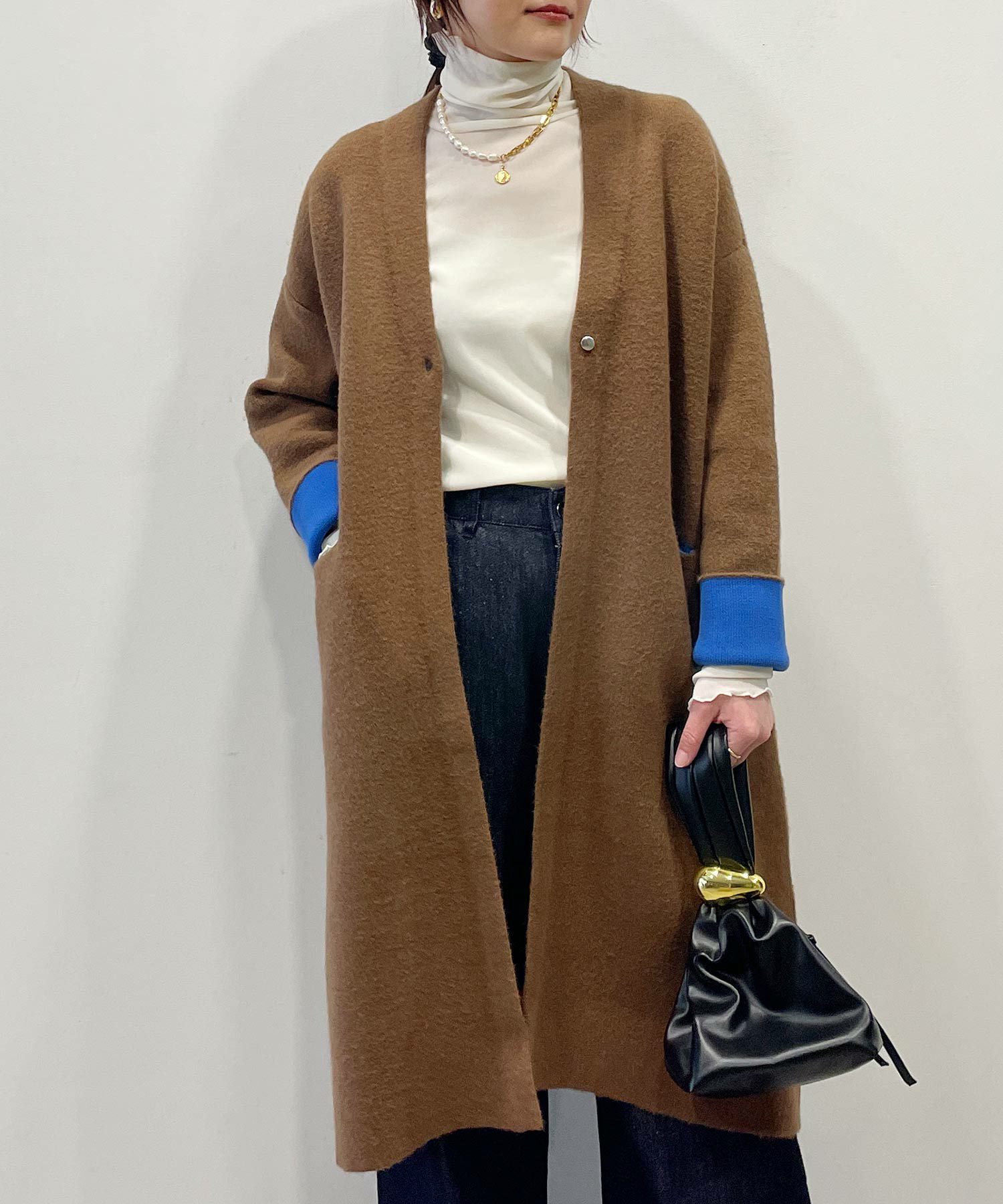 model：H164　着用サイズ：M　アイボリー