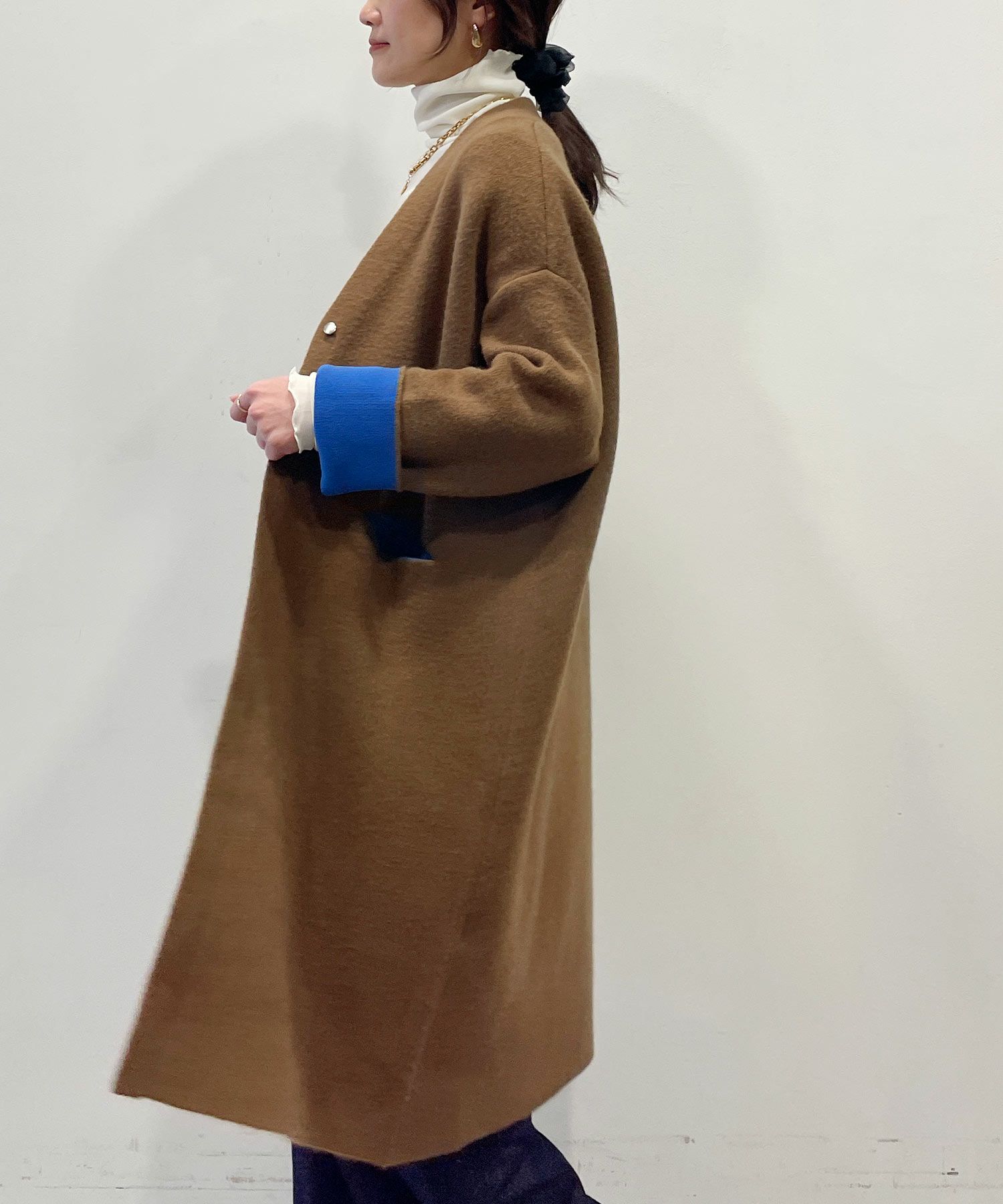 model：H164　着用サイズ：M　アイボリー