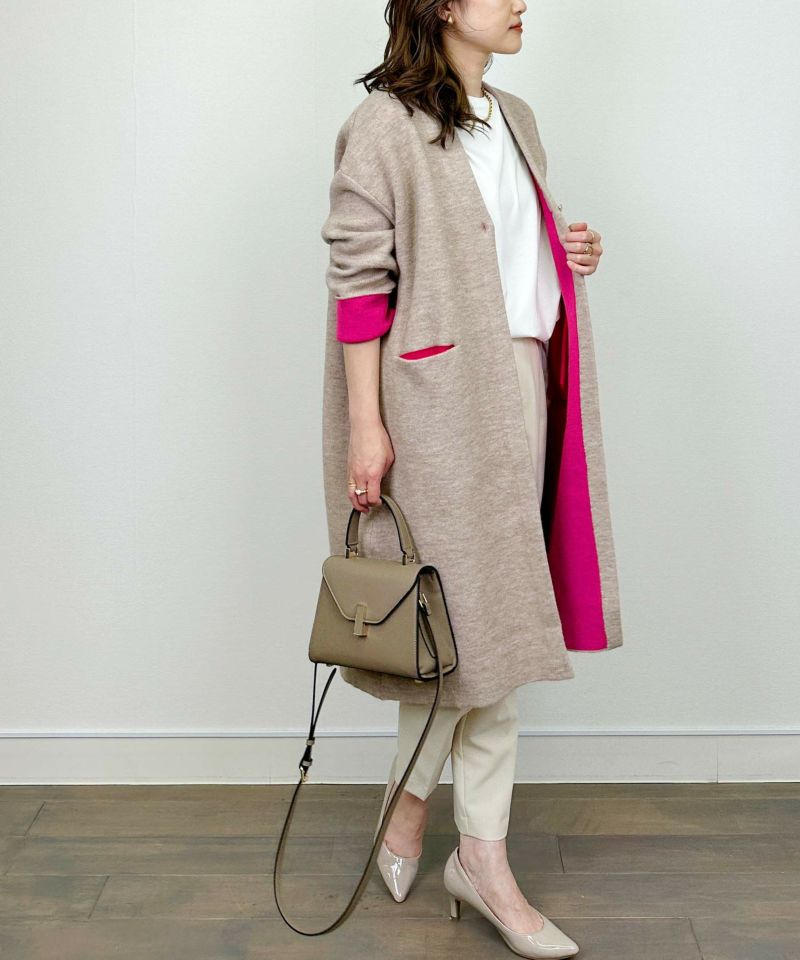 model：H164　着用サイズ：M　ベージュ