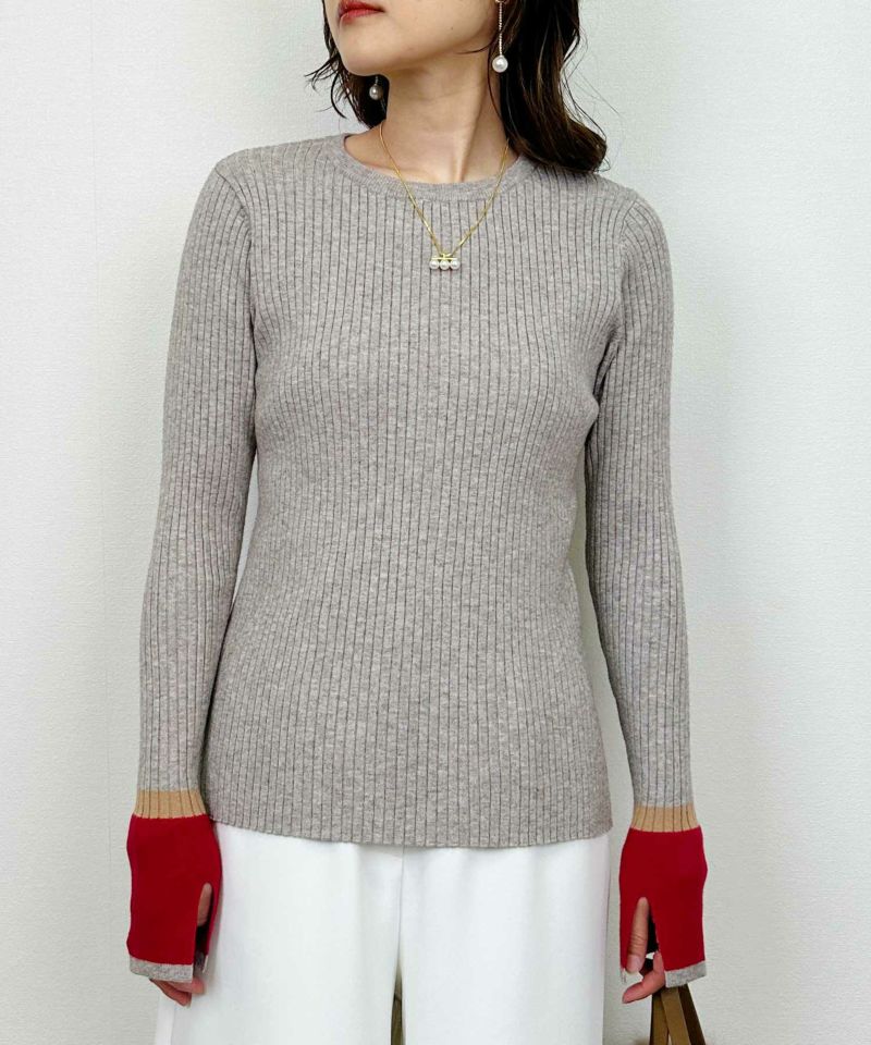 model：H164　着用サイズ：M　グレー