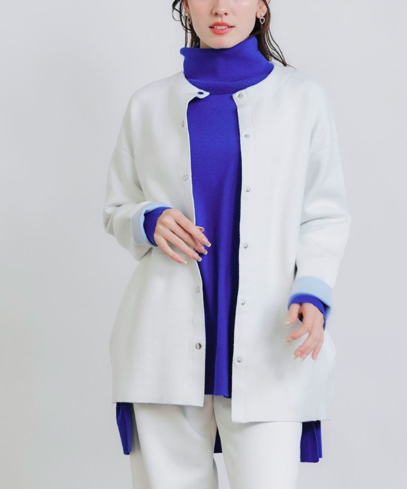 model：H155　着用サイズ：M　オフホワイト