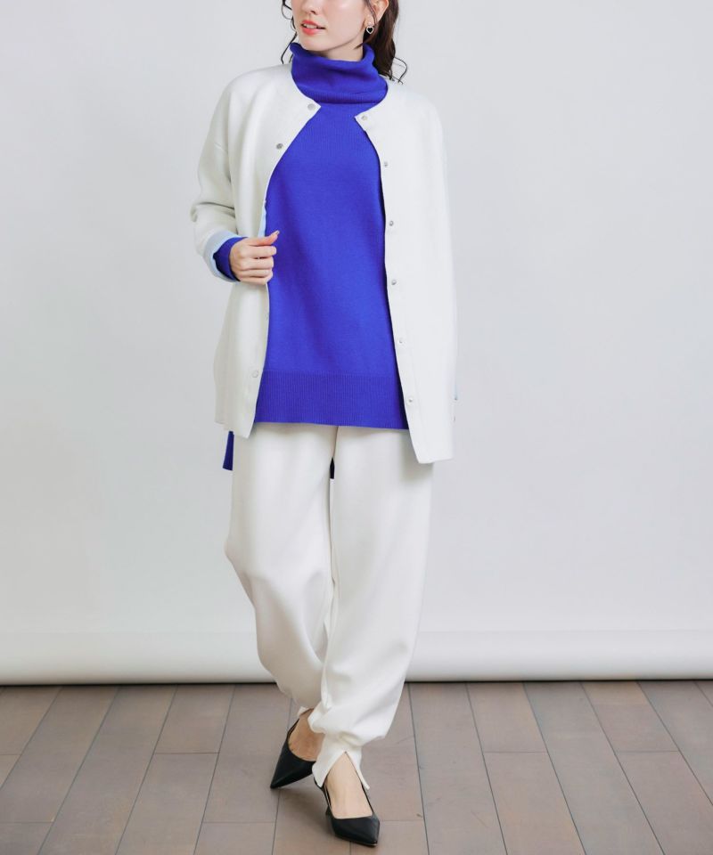 model：H155　着用サイズ：M　オフホワイト