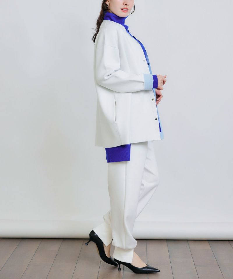 model：H155　着用サイズ：M　オフホワイト