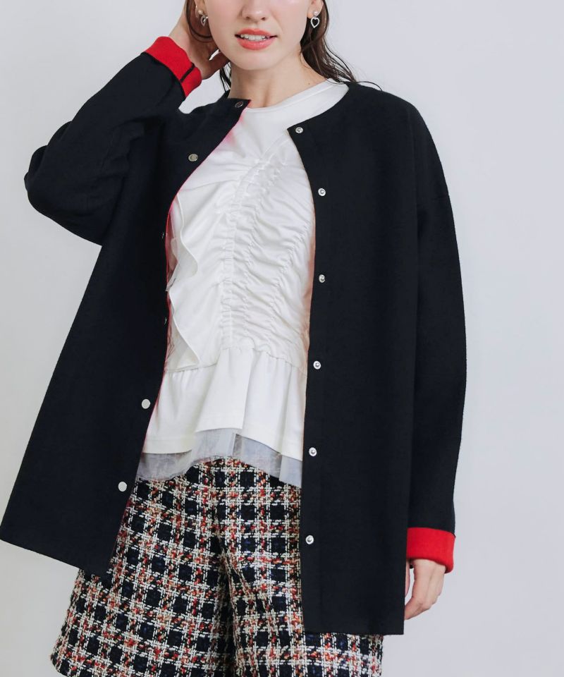 model：H155　着用サイズ：M　ブラック