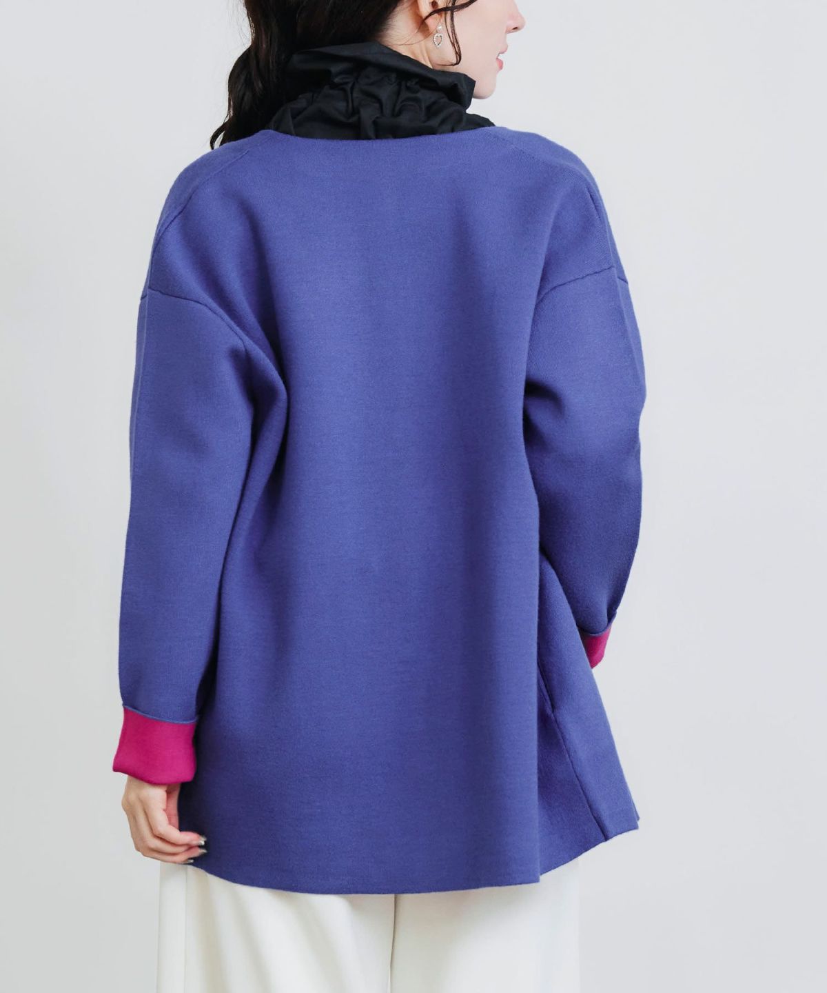 model：H155　着用サイズ：M　ブルー