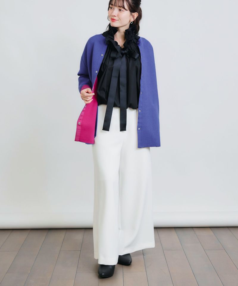 model：H155　着用サイズ：M　ブルー