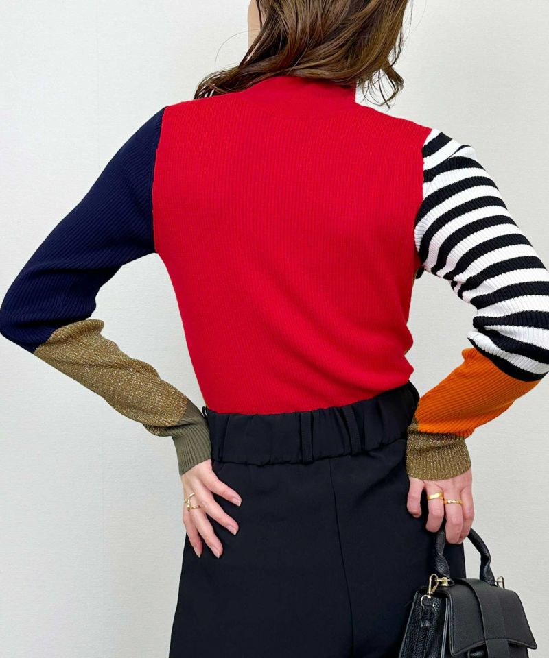 model：H164　着用サイズ：M　レッド