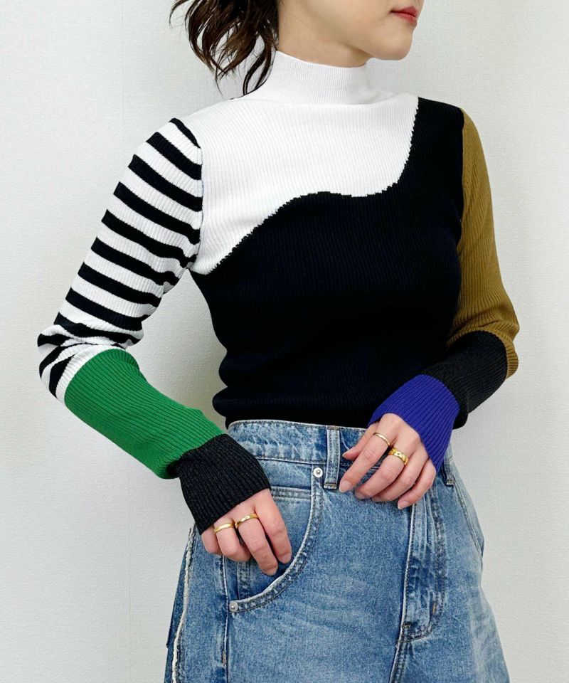 model：H164　着用サイズ：M　ブラック