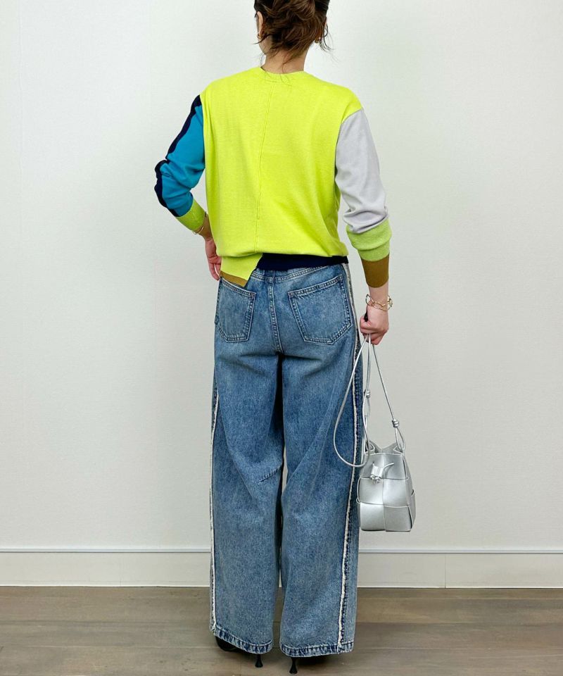 model：H164　着用サイズ：M　イエロー