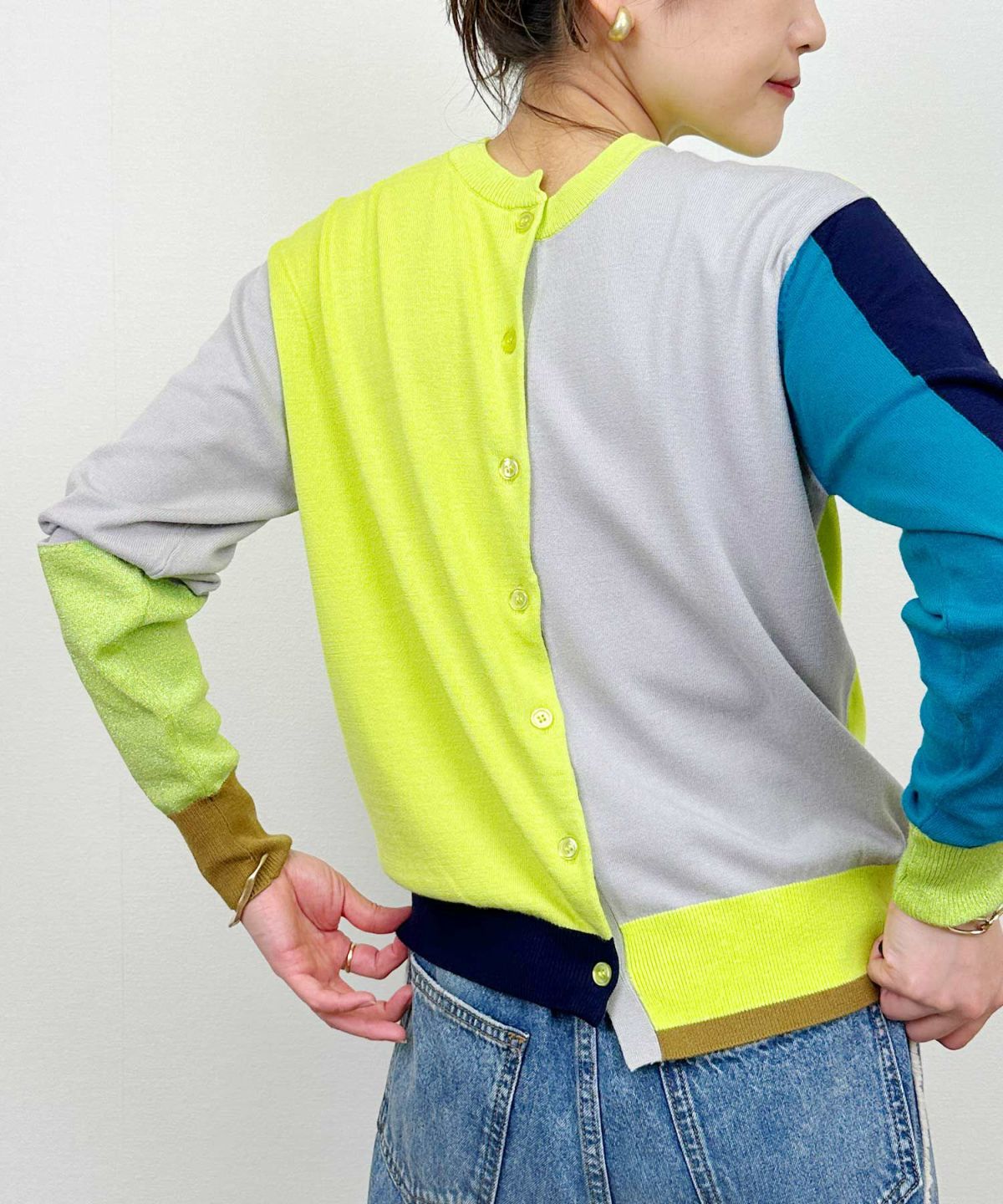 model：H164　着用サイズ：M　イエロー