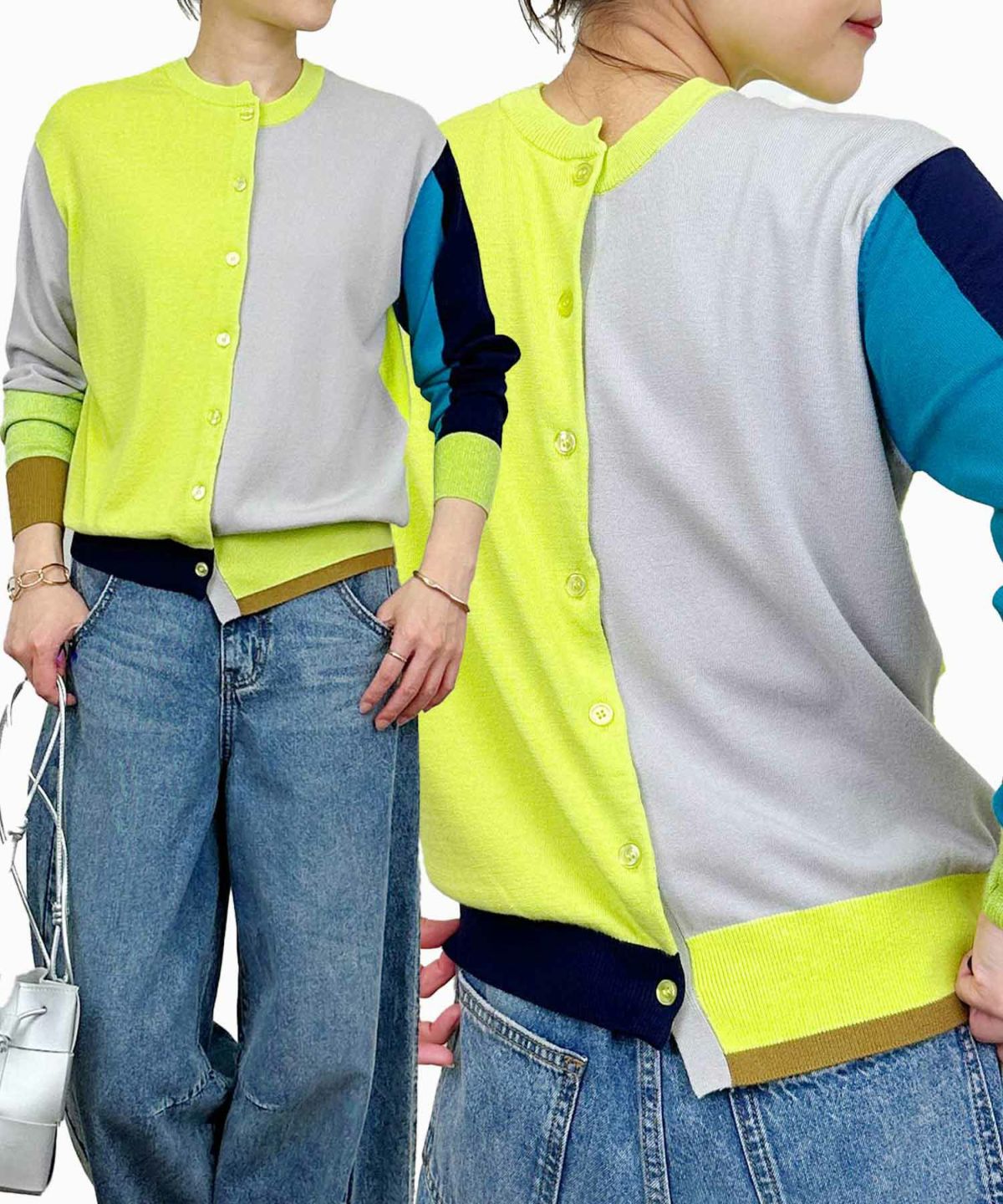 model：H164　着用サイズ：M　イエロー (前後2WAY)