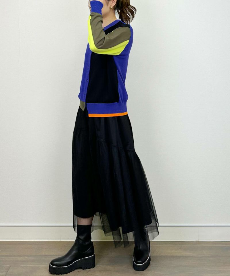 model：H164　着用サイズ：M　ブルー