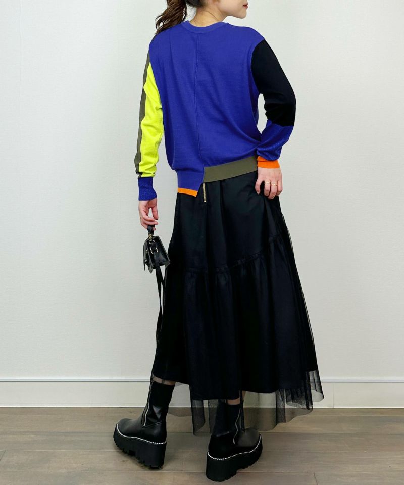 model：H164　着用サイズ：M　ブルー