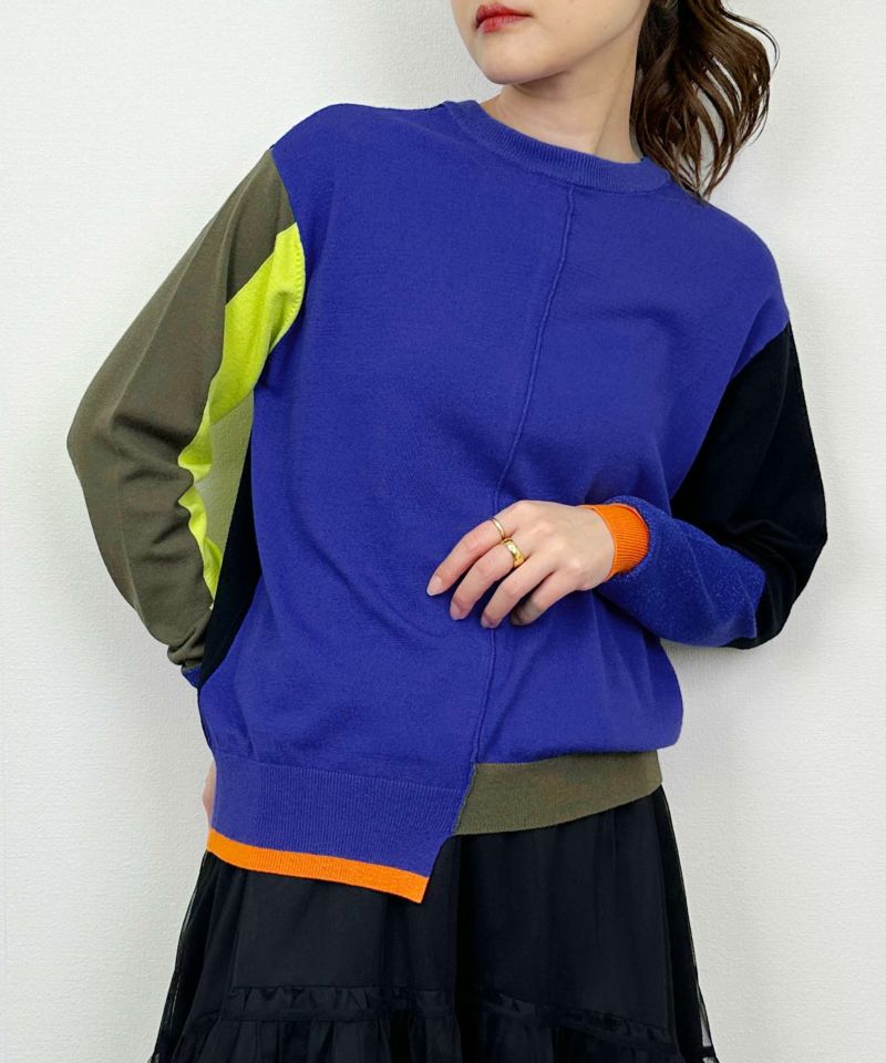 model：H164　着用サイズ：M　ブルー