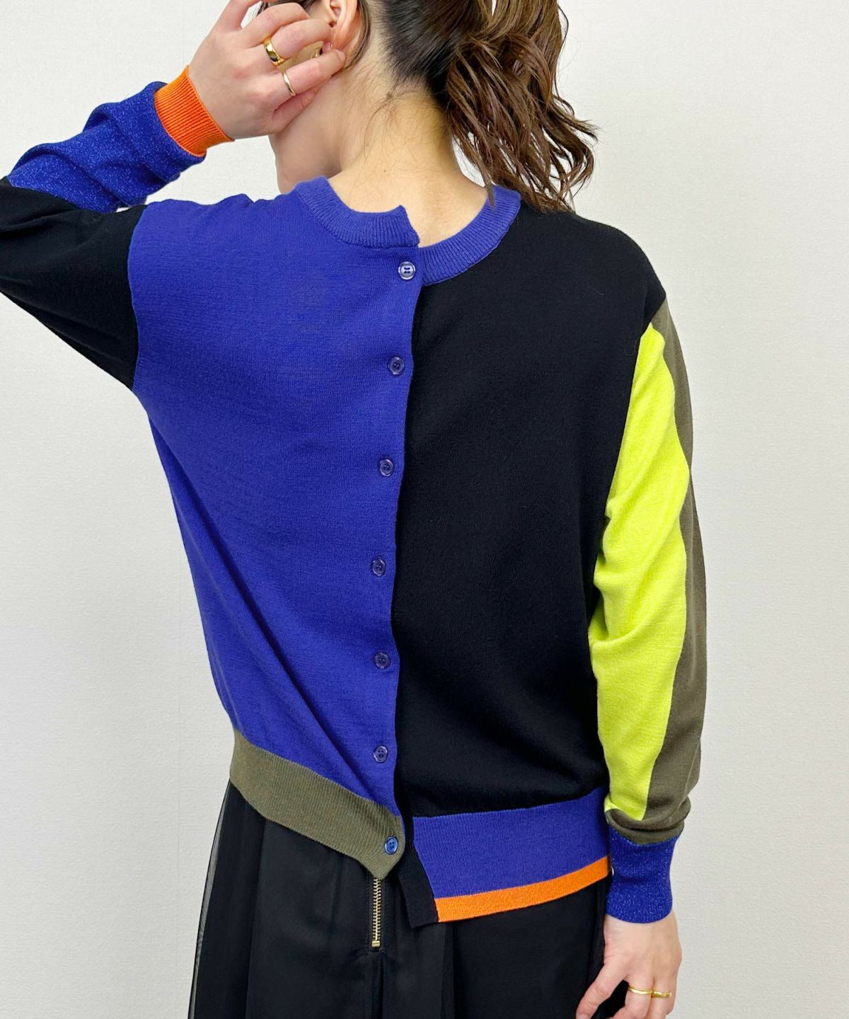 model：H164　着用サイズ：M　ブルー