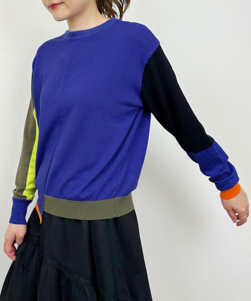 model：H164　着用サイズ：M　ブルー