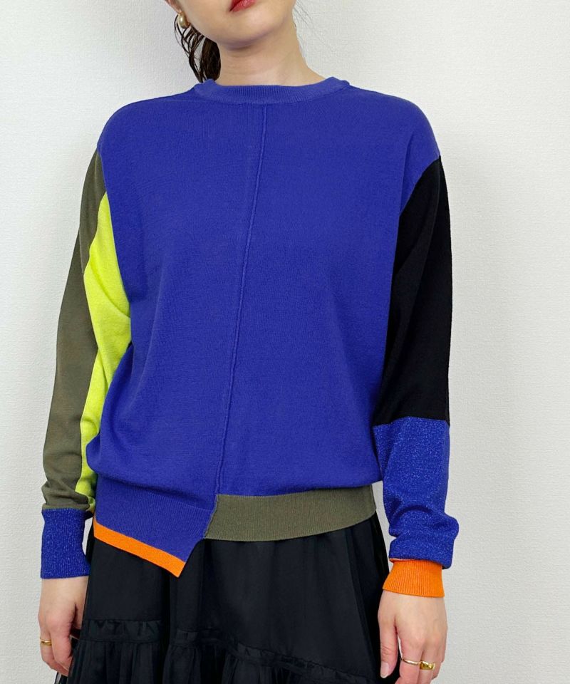 model：H164　着用サイズ：M　ブルー