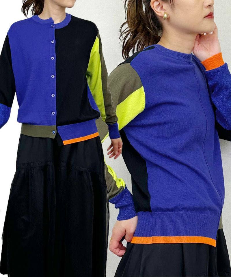 model：H164　着用サイズ：M　ブルー  (前後2WAY)