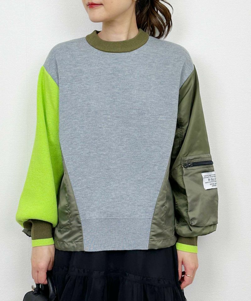 model：H164　着用サイズ：M　グレー