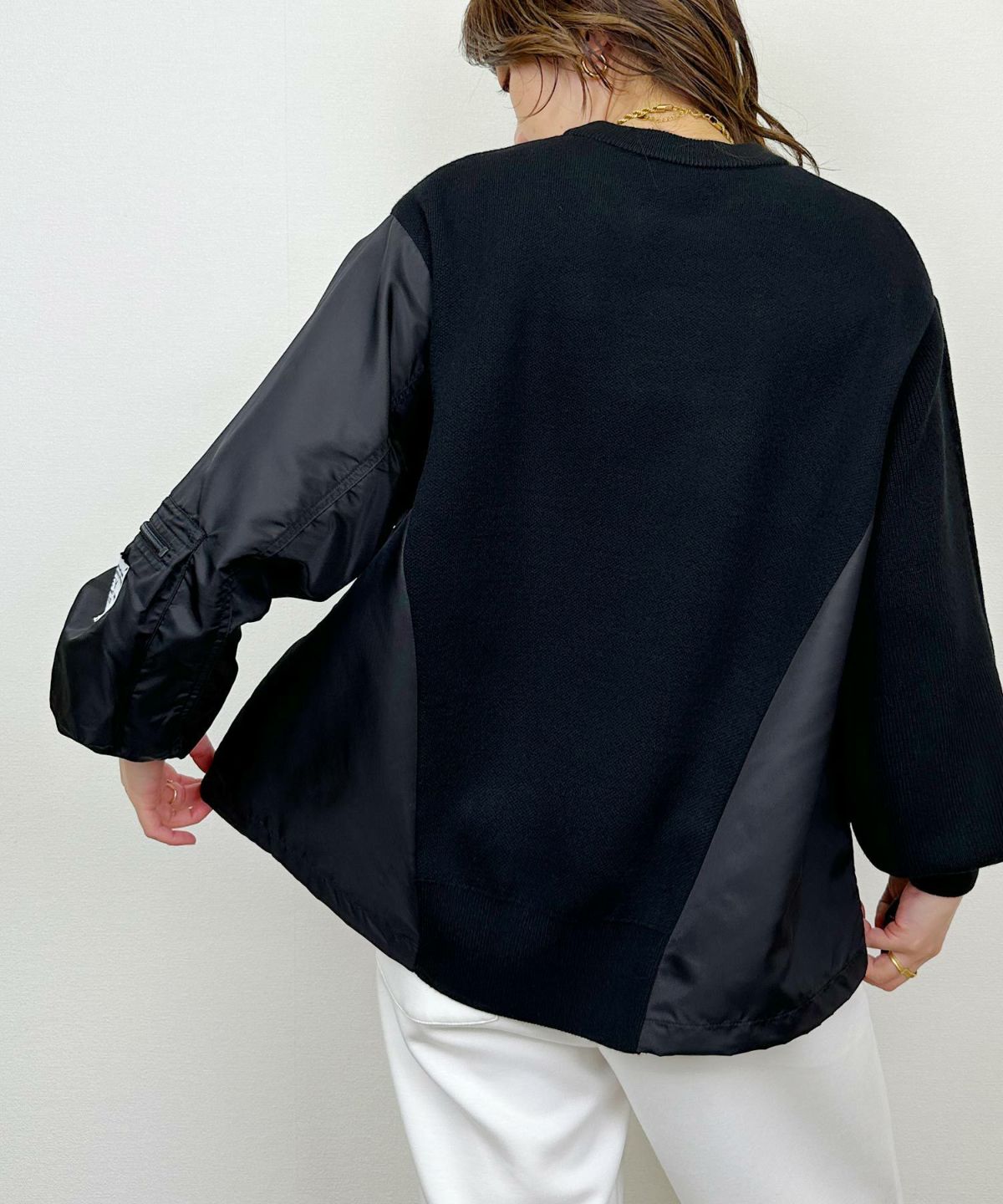 model：H164　着用サイズ：M　ブラック