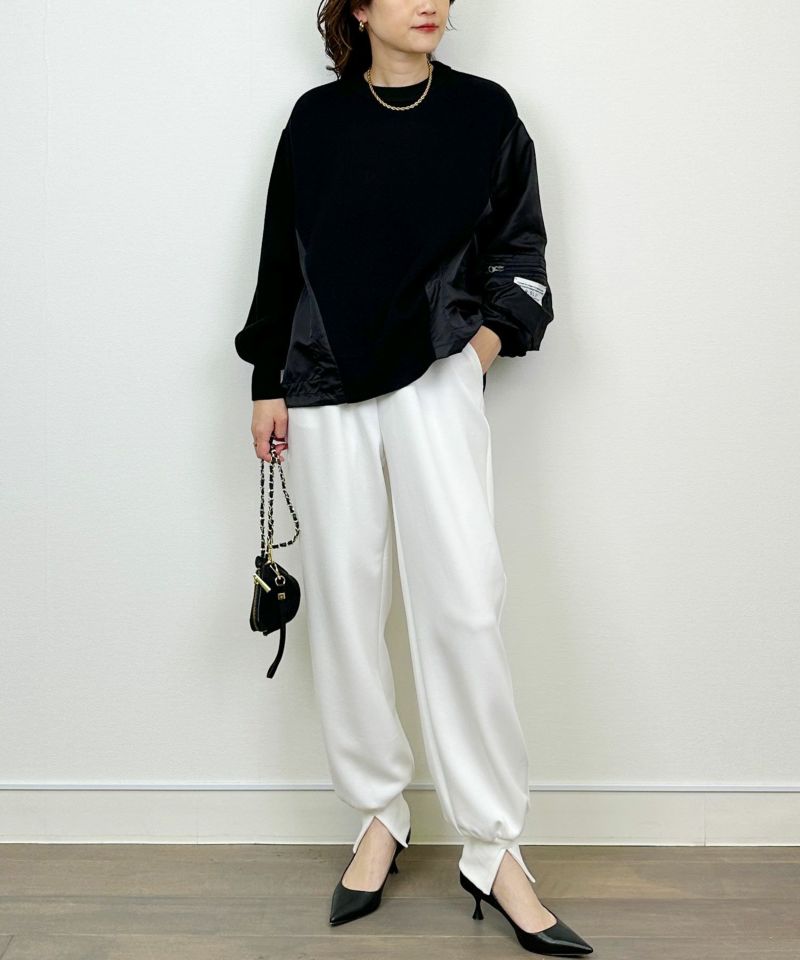 model：H164　着用サイズ：M　ブラック