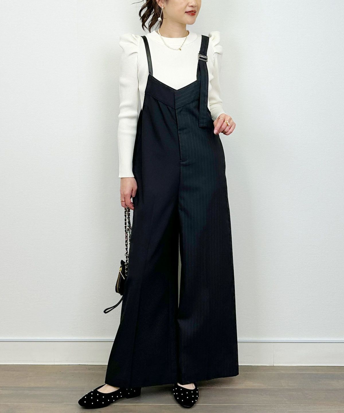 model：H164　着用サイズ：M　ブラック