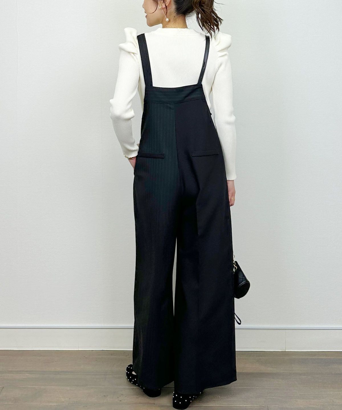 model：H164　着用サイズ：M　ブラック