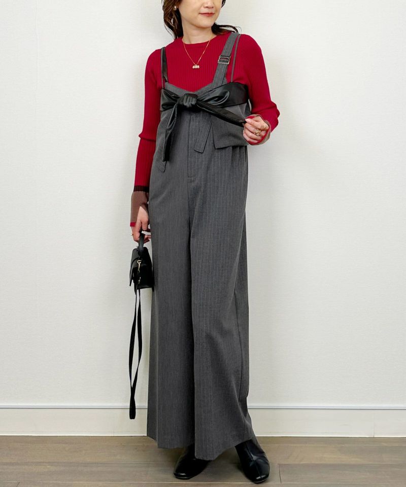 model：H164　着用サイズ：M　チャコールグレー