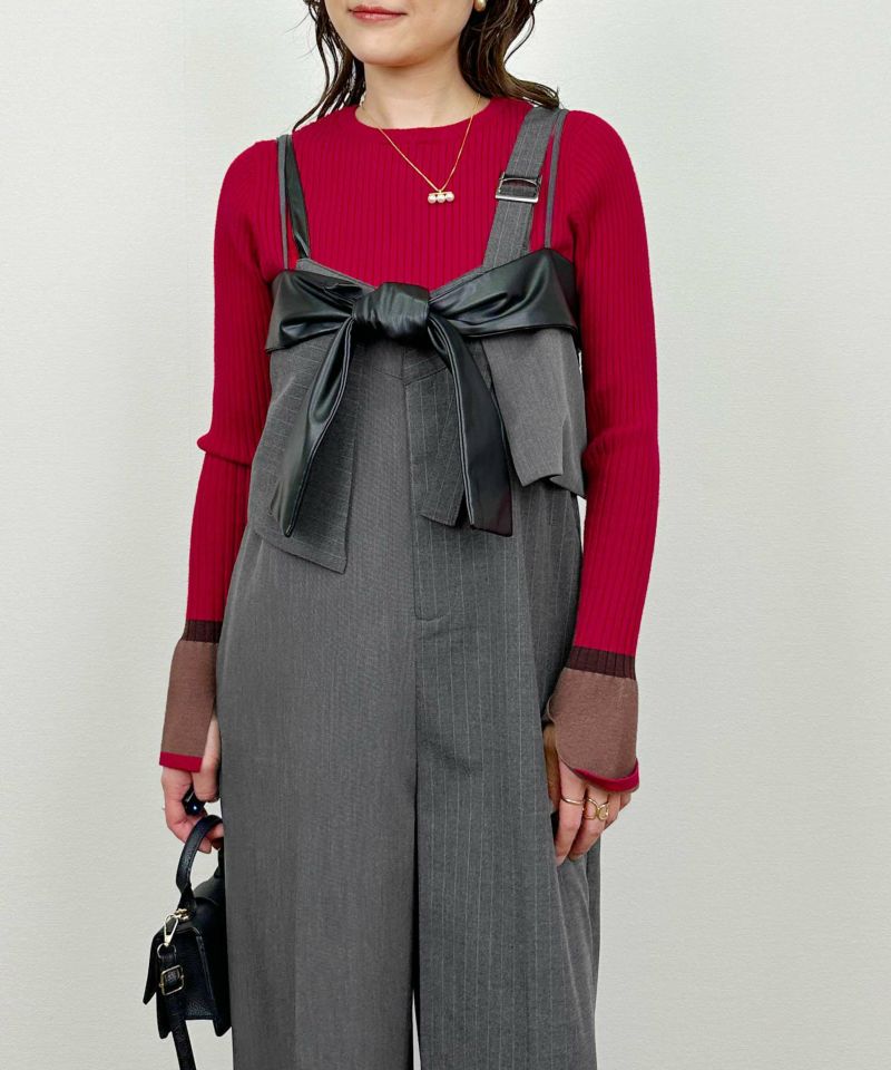 model：H164　着用サイズ：M　チャコールグレー