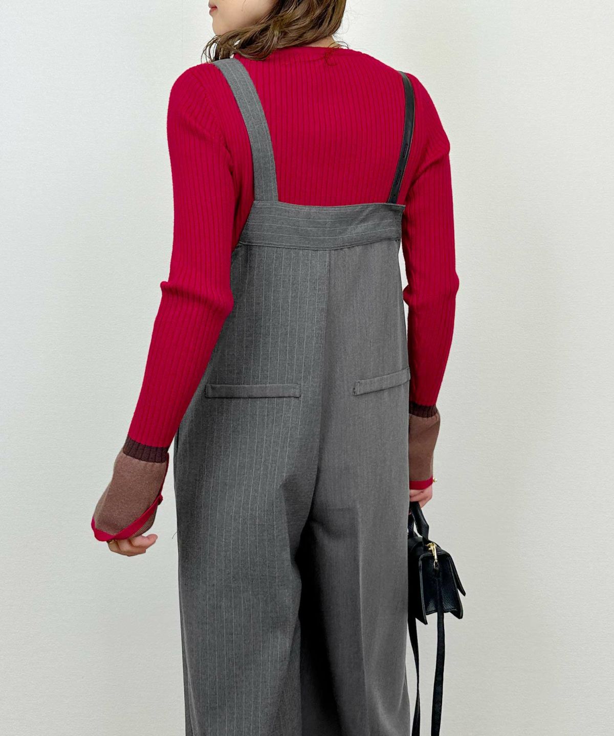 model：H164　着用サイズ：M　チャコールグレー