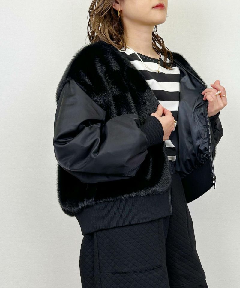 model：H164　着用サイズ：M　ブラック