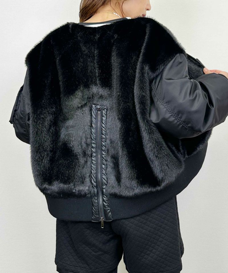 model：H164　着用サイズ：M　ブラック