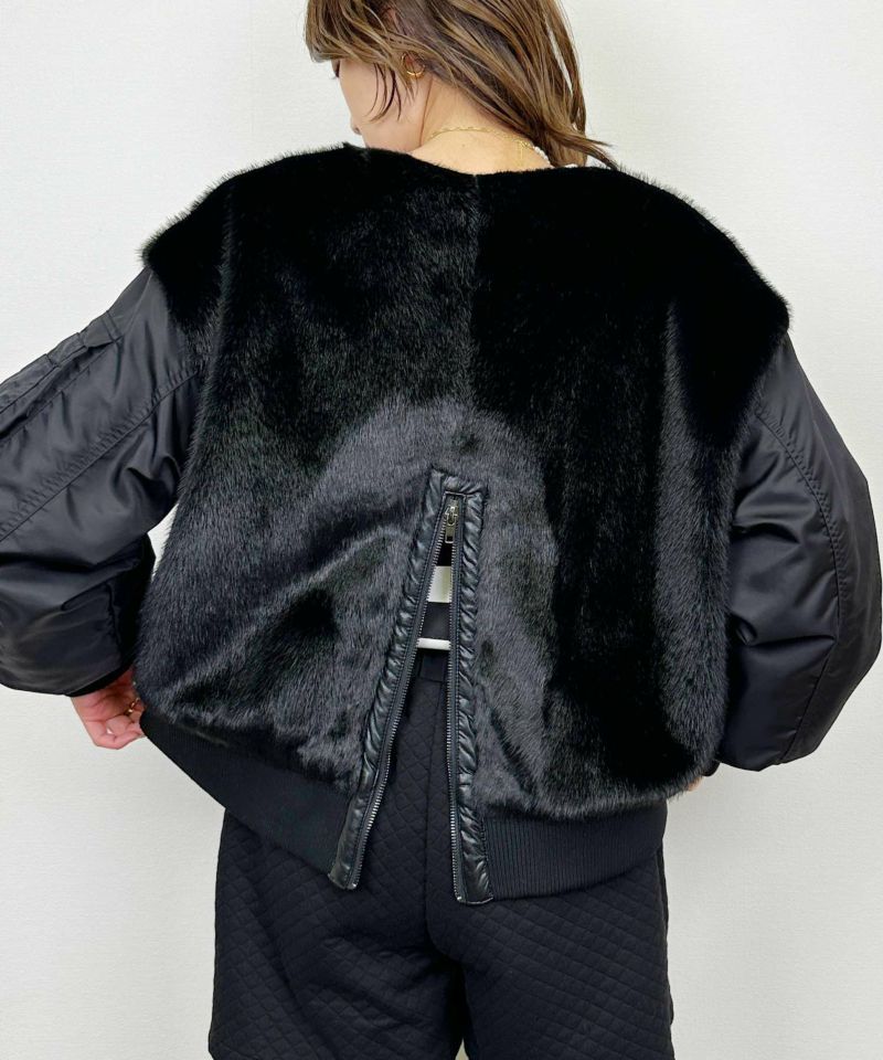 model：H164　着用サイズ：M　ブラック