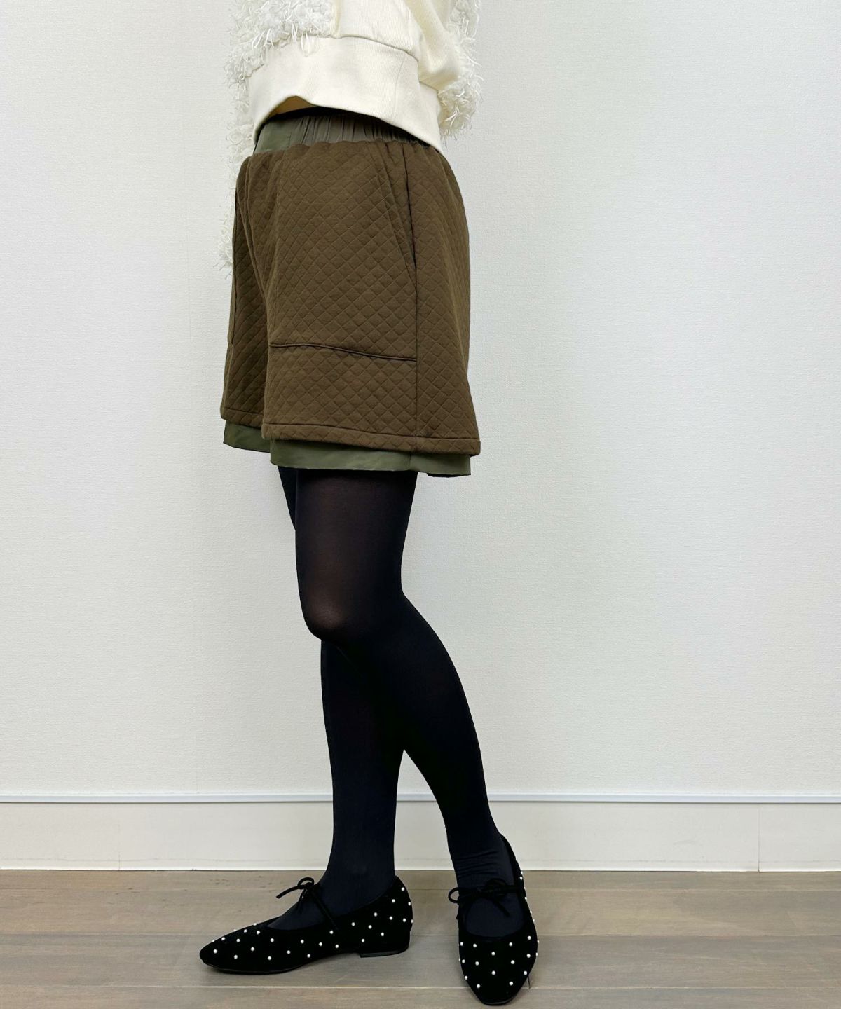 model：H164　着用サイズ：M　カーキ