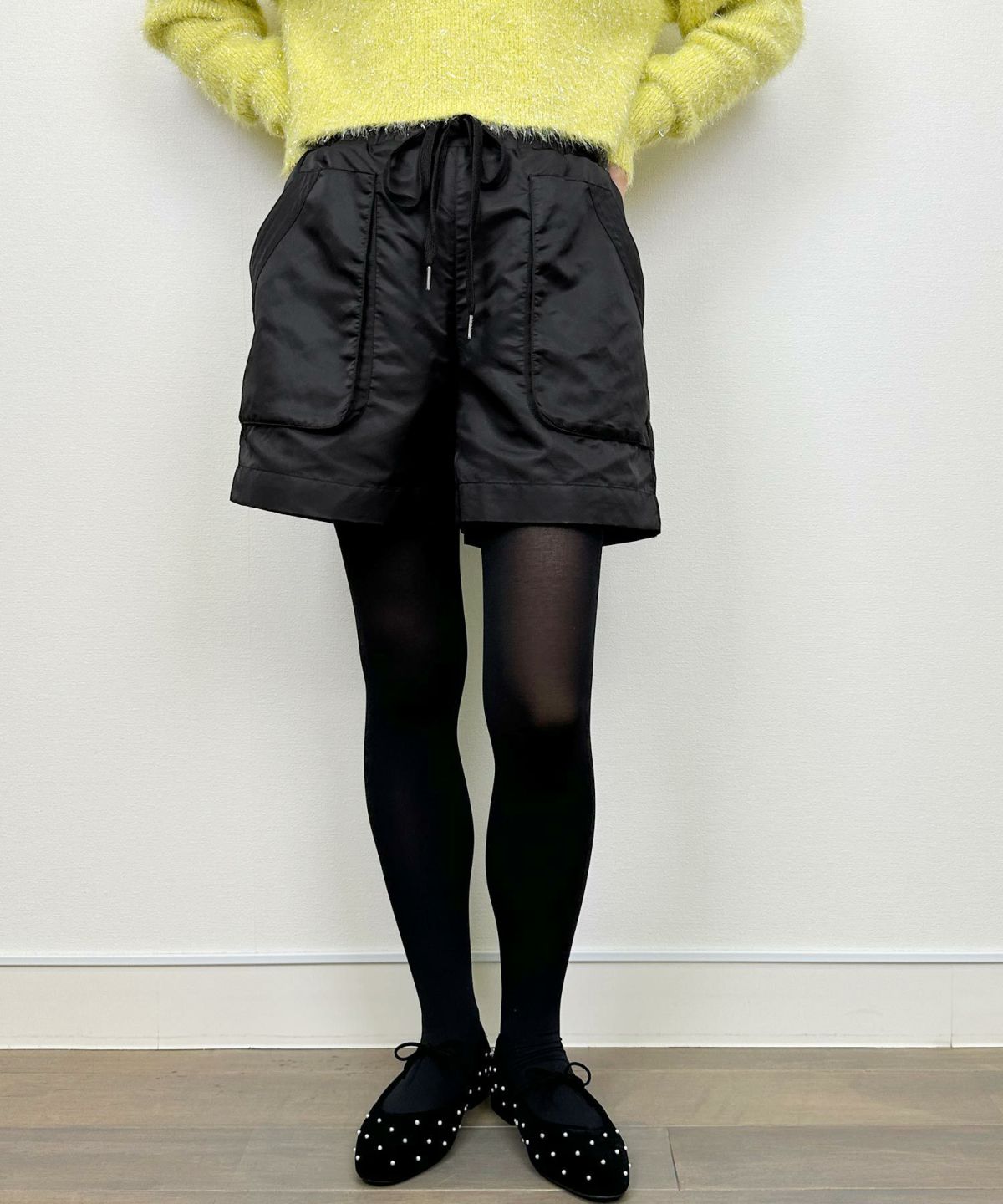 model：H164　着用サイズ：M　ブラック