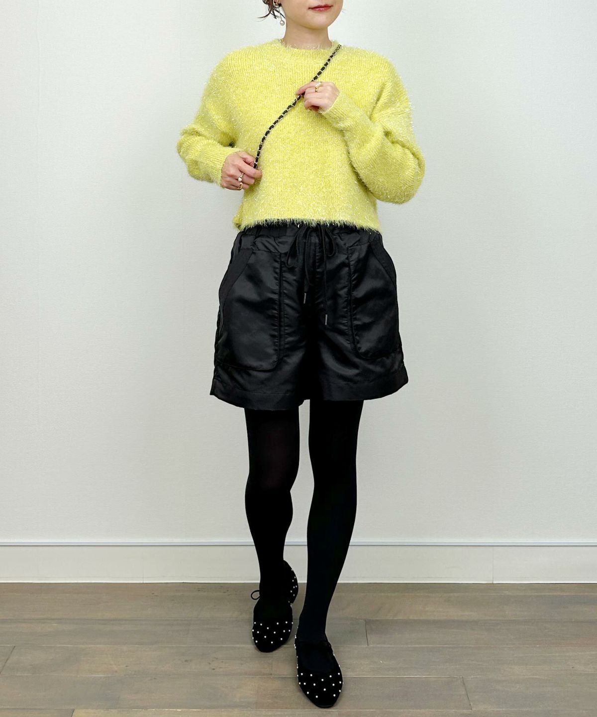 model：H164　着用サイズ：M　ブラック