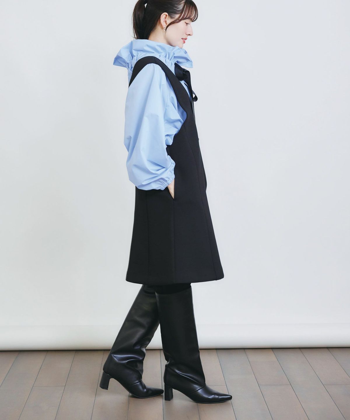 model：H155　着用サイズ：M