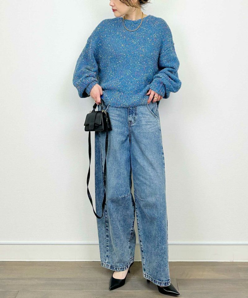 model：H164　着用サイズ：M　ブルー