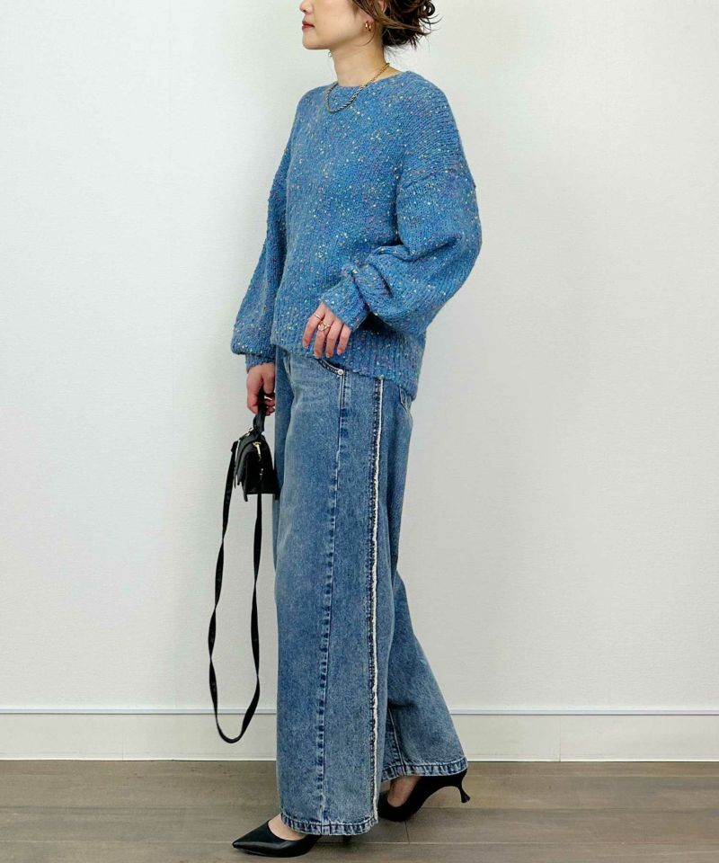 model：H164　着用サイズ：M　ブルー