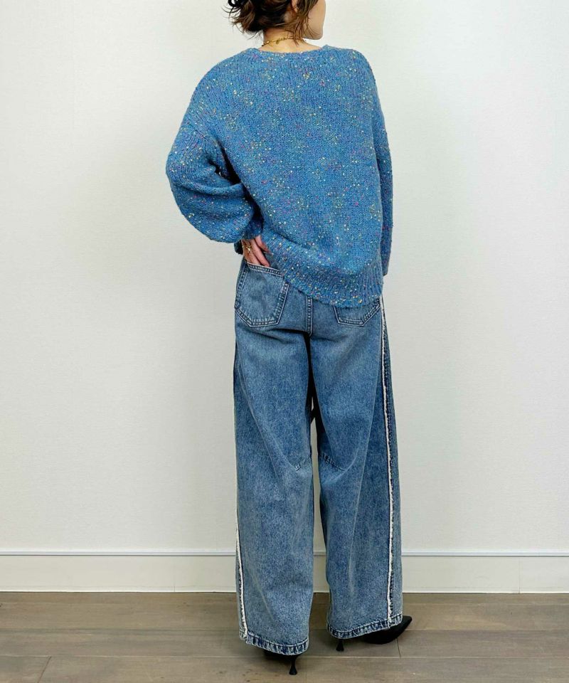 model：H164　着用サイズ：M　ブルー