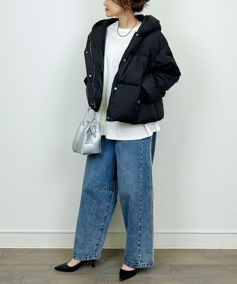 model：H164　着用サイズ：M　ブラック