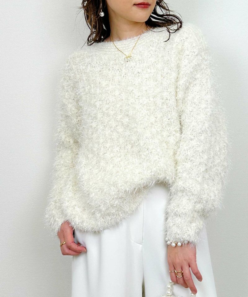 model：H164　着用サイズ：M　アイボリー