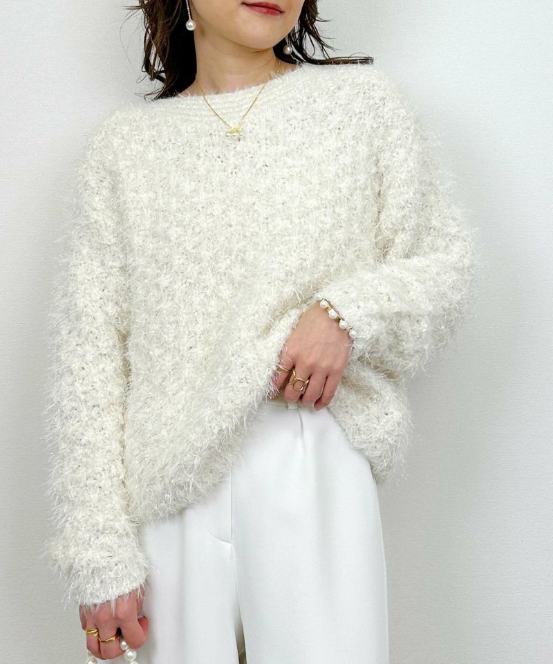 model：H164　着用サイズ：M　アイボリー